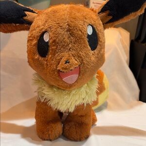 Pokemon Evie Cute Brown and Cream Build A Bear Plush Toy